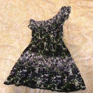 💕 Floral One Shoulder Dress
